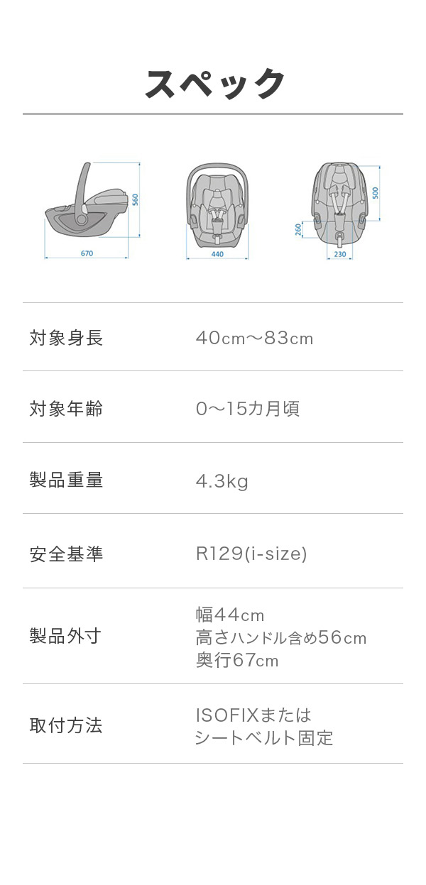 マキシコシ ぺブル 360