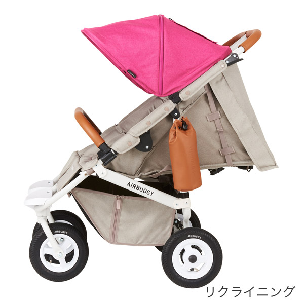 エアバギー ココ ダブル EX フロムバース メルローズ　双子用ベビーカー AirBuggy COCO DOUBLE EX FROM BIRTH