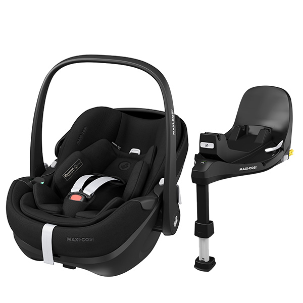 マキシコシ ペブル360プロ  ISOFIX ベース2点セット / エッセンシャルブラック（ベビーシート+専用車載ベース）Maxi-Cosi PEBBLE 360PRO