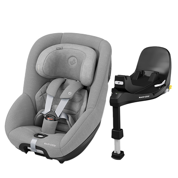 マキシコシ パール360プロ  ISOFIX ベース2点セット / オーセンティックグレイ（チャイルドシート+専用車載ベース）Maxi-Cosi PEARL 360PRO