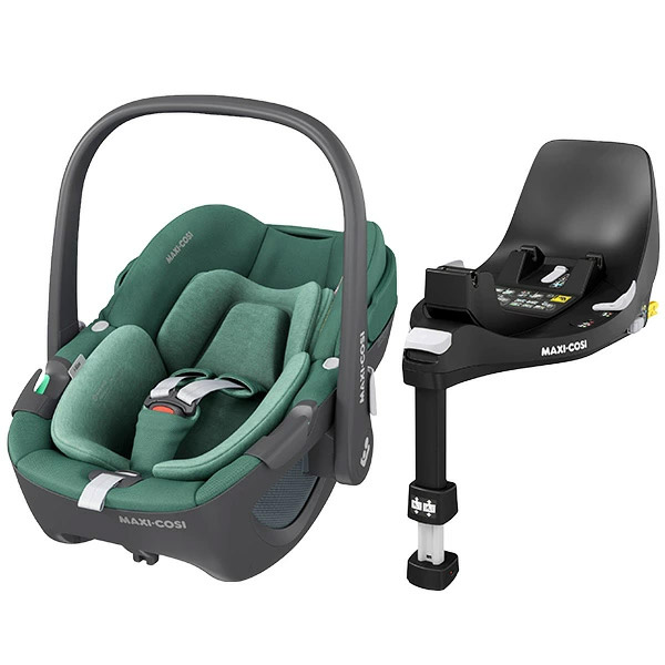 マキシコシ ペブル360プロ  ISOFIX ベース2点セット / エッセンシャルグリーン（ベビーシート+専用車載ベース）Maxi-Cosi PEBBLE 360PRO